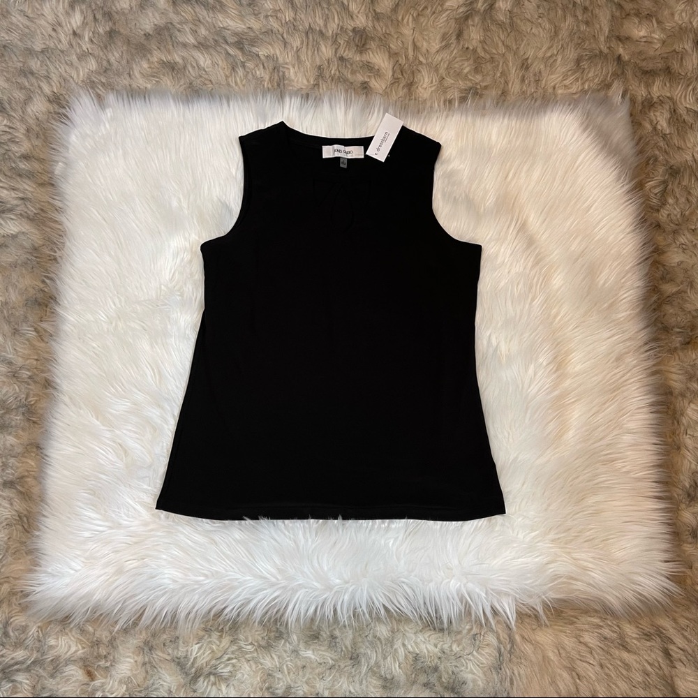 Jones Studio NWT Black Professional Top